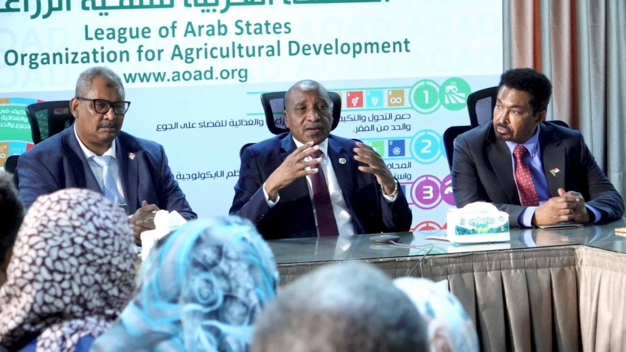 المنظمة العربية تدشن برنامج بناء القدرات للقطاع الزراعي السوداني